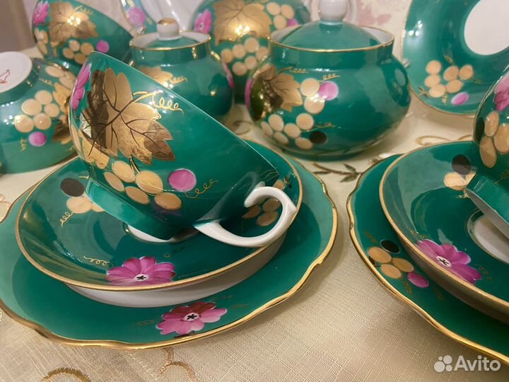 Сервиз Дулево Золотой виноград