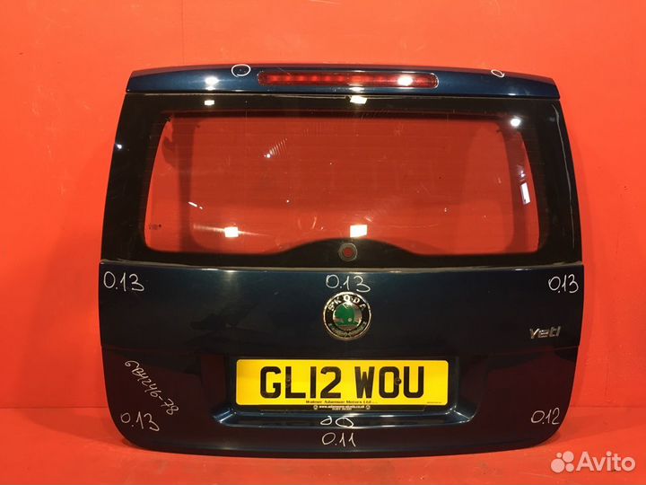 Дверь багажника Skoda Yeti хетчбэк cbzb 1.2L 1197