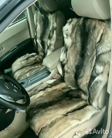 Меховые накидки из волка