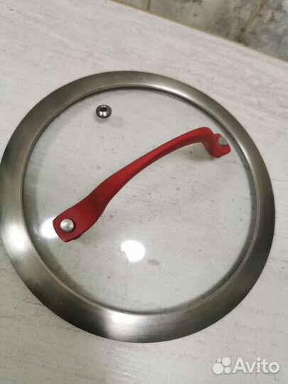 Крышка стеклянная с ручкой 17 см