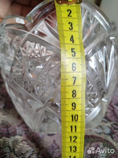 Салатник хрустальный