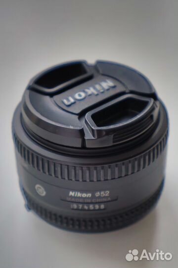 Объектив для nikon 50mm f/1.8D AF Nikkor