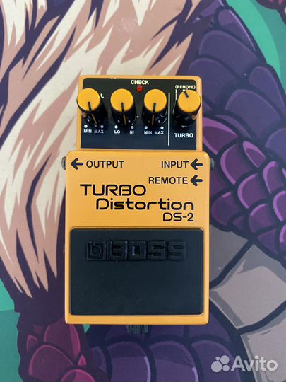 Педаль эффектов boss DS-2 Turbo Distortion