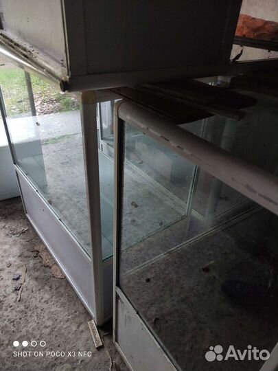 Торговые витрины стеклянные бу