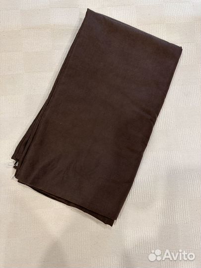 Шторы канвас бу шоколадный цвет
