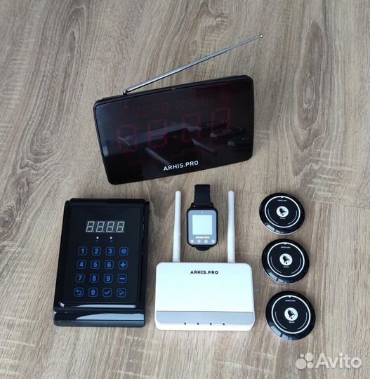 Кнопка вызова персонала, мастера / часы, пульт, та