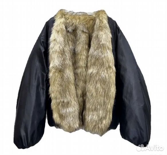 Архивный бомбер / шуба archive opium y2k