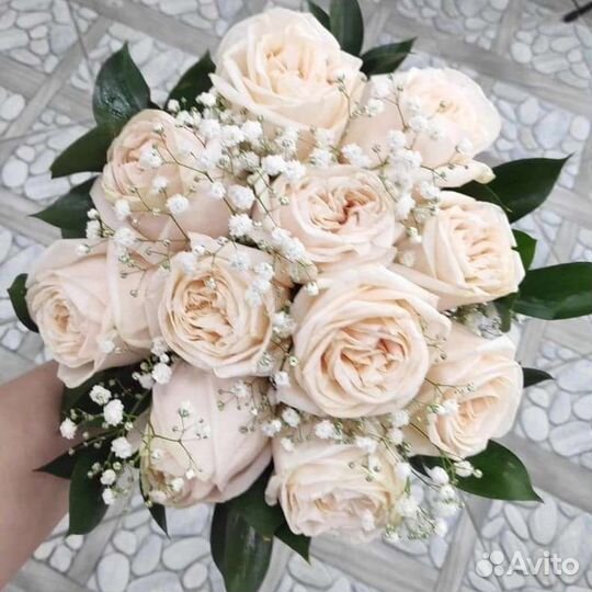 Цветы розы букет