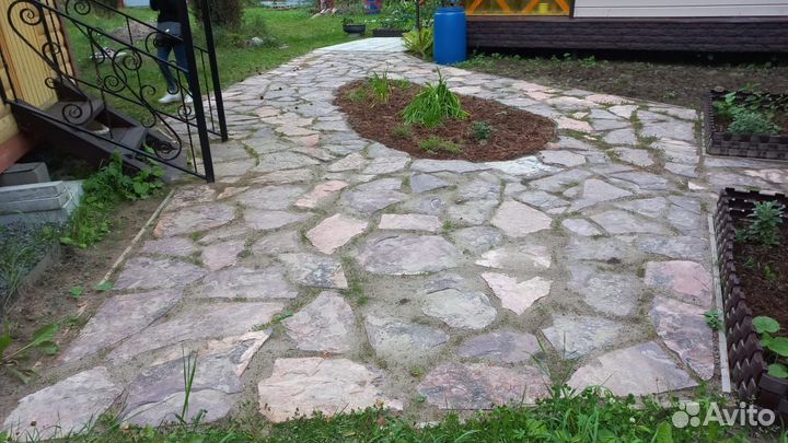 Камень для мощения, алевролит 40-60мм