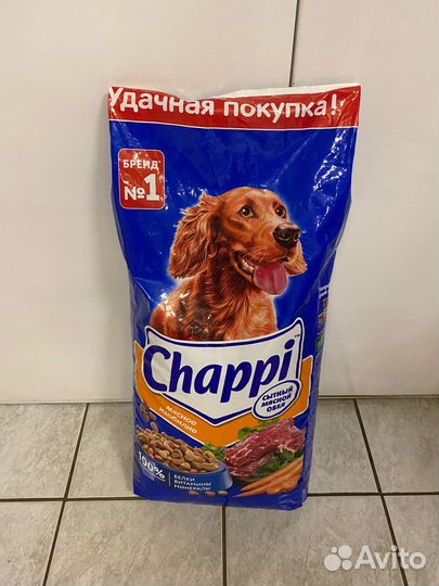 Сухой влажный корм для собак Chappi15 кг Pedigree