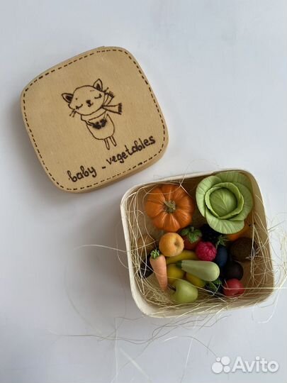 Овощи из полимерной глины