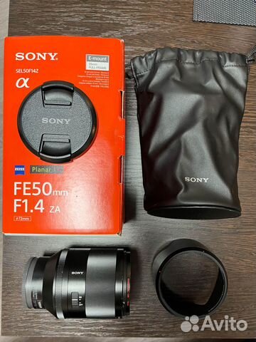 Объектив sony FE 50mm f1.4 ZA zeiss planar T*