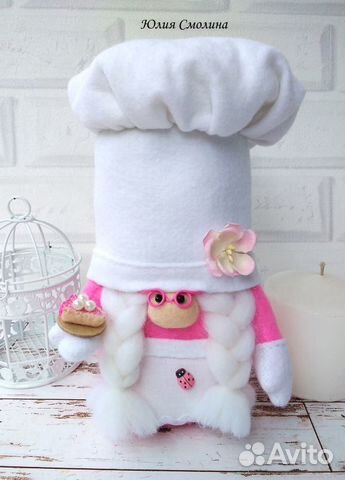 Интерьерная гномочка повар-кондитер 