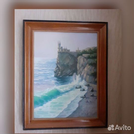 Картина маслом на холсте бу