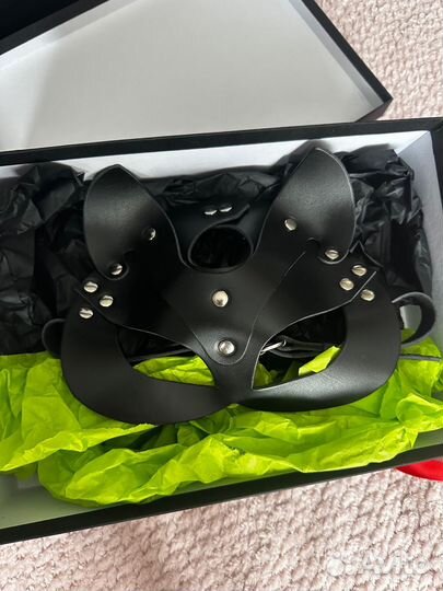 Маска кожаная кошка MissMay Premium