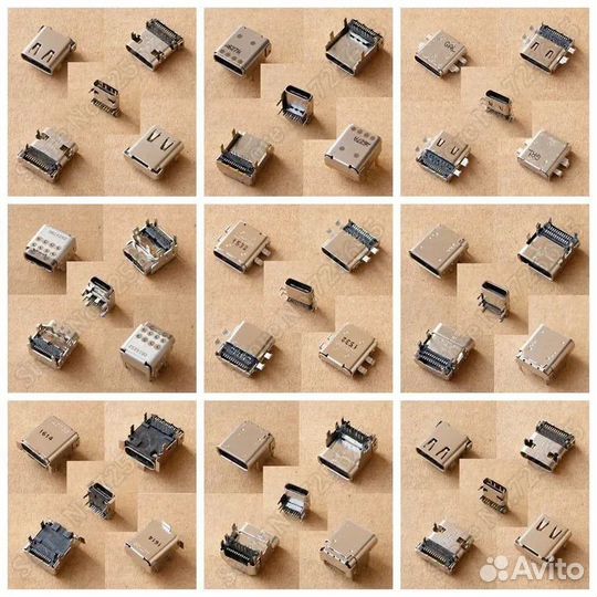 Разъемы type c в ассортименте