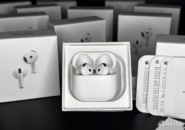 AirPods 4 с шумоподавлением (гарантия + доставка)