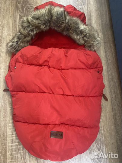 Зимний конверт в коляску