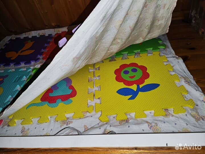 Детский коврик пазл 13 штук