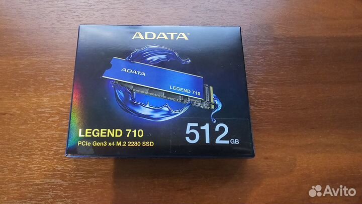 SSD накопитель A-Data Legend 710, PCIe 3.0 x4, NVM