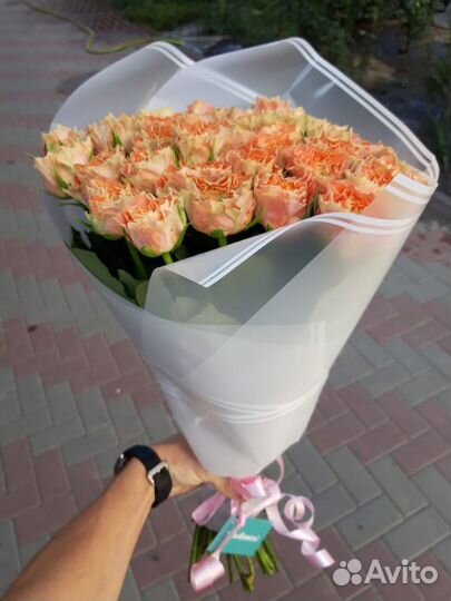 Пионовидные Розы Juliet 35 шт. 50 см