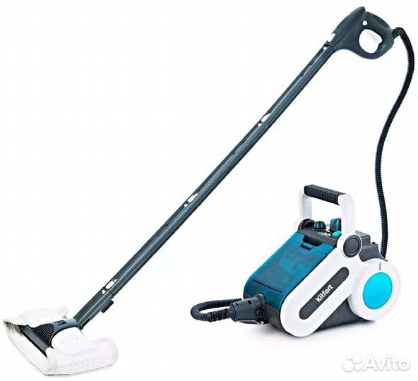 Паровой очиститель Kitfort KT-917 White/Blue