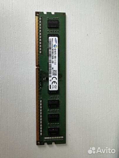 Оперативная память ddr3 4 gb samsung