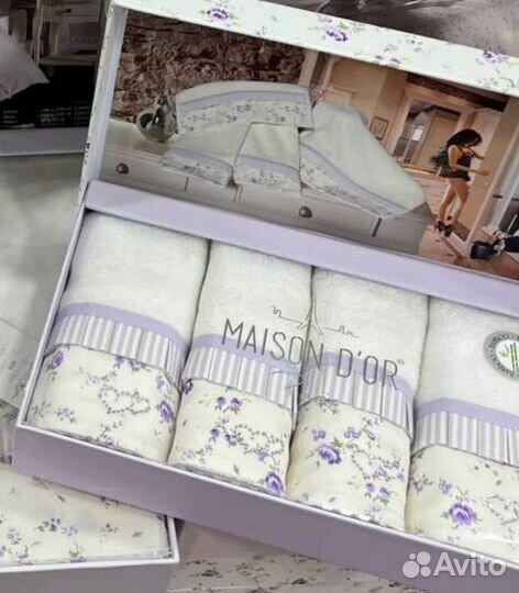 Полотенца roses maison DOR 4- шт - 30*50