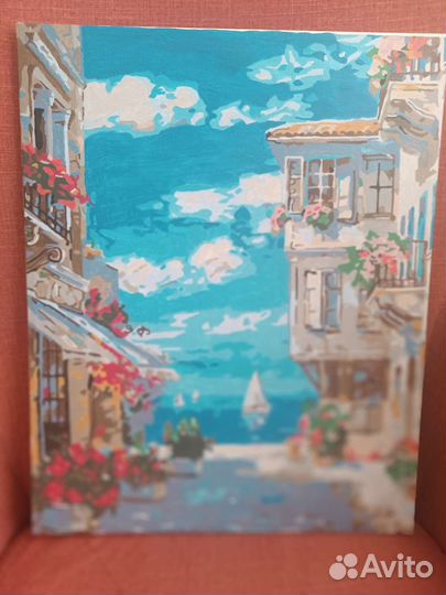 Картины по номерам раскрашенная