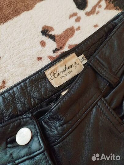 Брюки Натуральная кожа 44