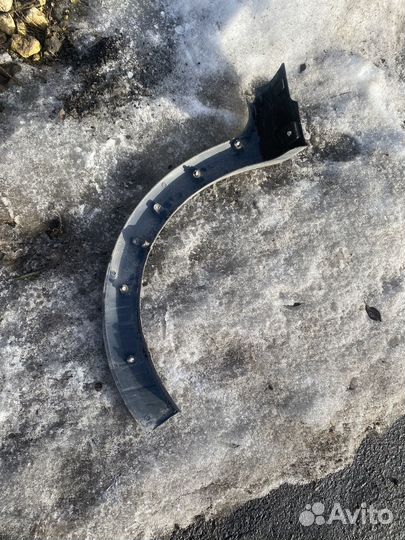 Накладка на крыло задняя левая рено сандеро