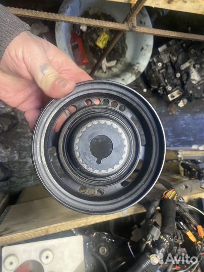 Шкив коленвала шевроле авео т250