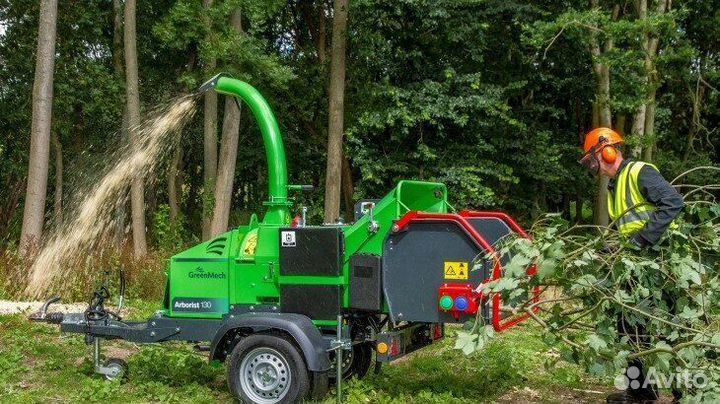 Аренда дробилки измельчителя веток в Мытищах