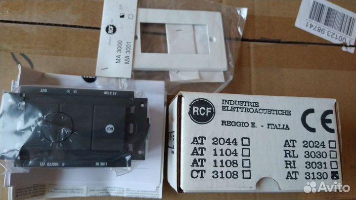 RCF атенюатор регулятор звука 30Вт 70 и 100вольт