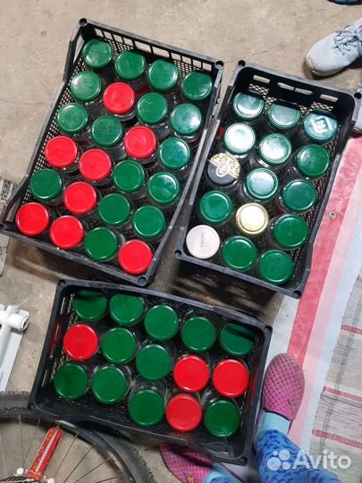 Стеклянные банки 450 мл, 200мл, 340 мл