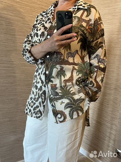 Блуза рубашка хлопок Италия Miho's