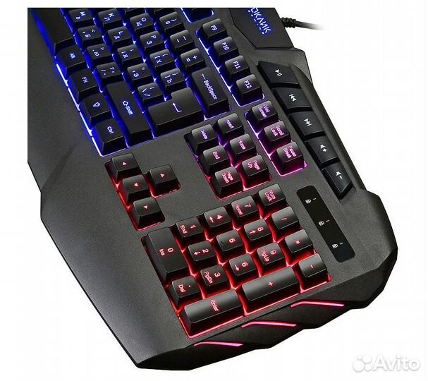 Клавиатура Оклик 777G psycho, черный