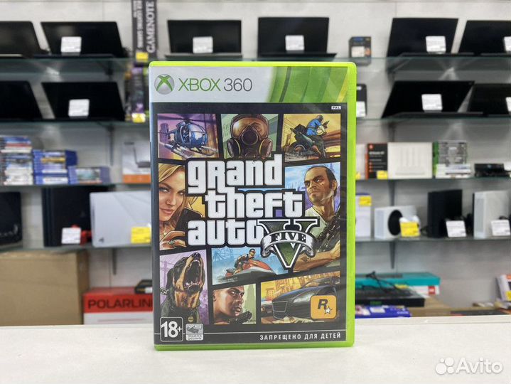 Диск xbox 360 Gta V