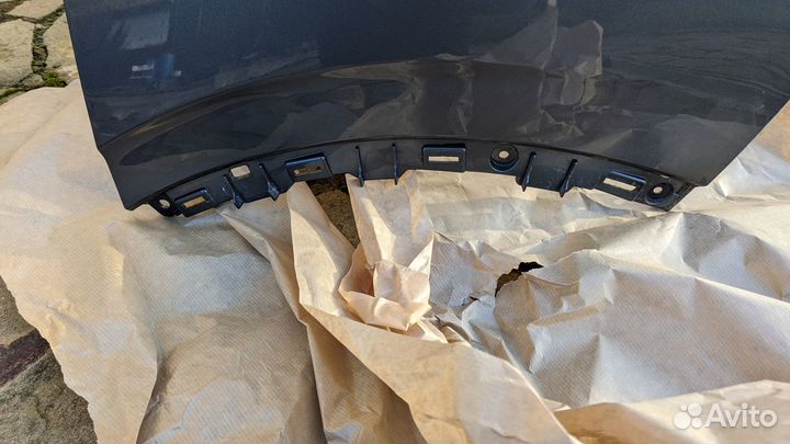 Бампер передний Geely Coolray повреждённый