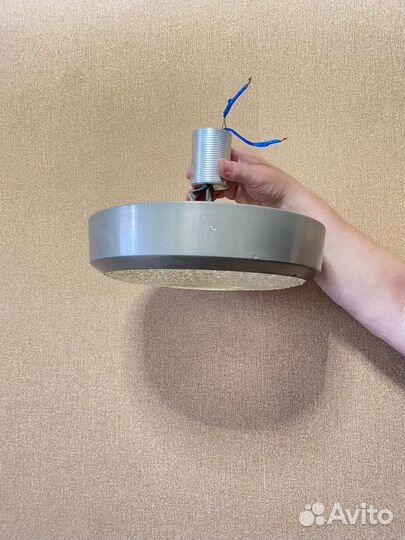 Потолочная люстра плафон круглая СССР