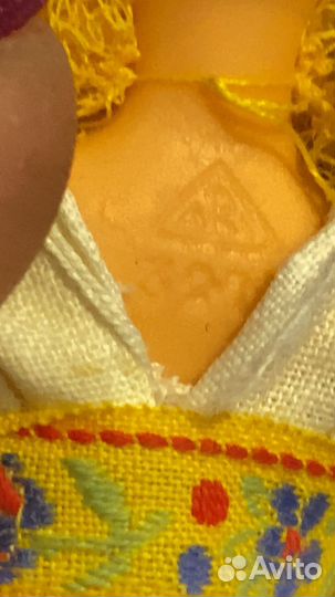 Кукла винтаж Пожарный, Англия, 1960е