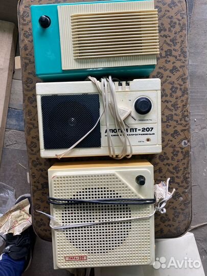 Советские часы и радио