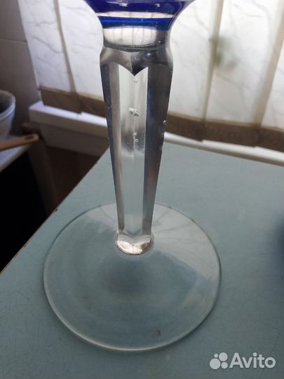 Креманка фруктовница стакан цветной хрусталь