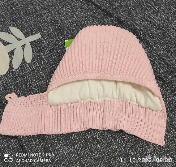 Шапка для девочки зимняя
