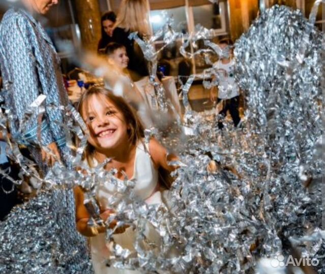 Серебряное шоу, бумажное шоу, бумажная дискотека