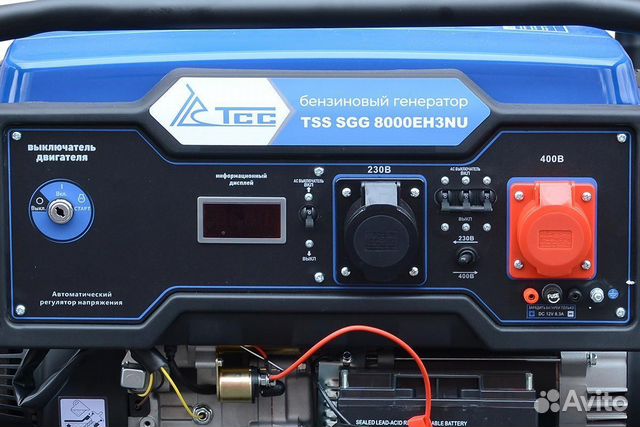 Бензогенератор 8,3 кВт TSS SGG 8000eh3nu