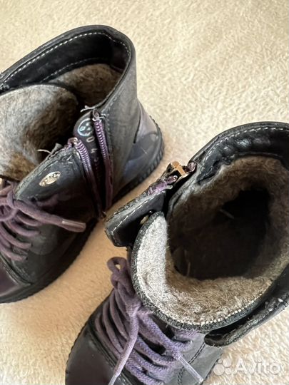 Ботинки зимние фирма котофей 30 размер