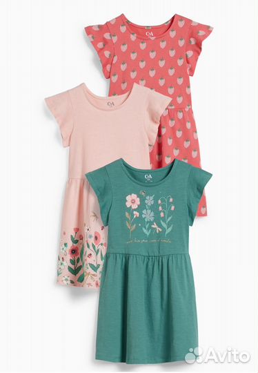 Платья для девочки С&А 98,110