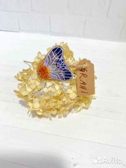 Ручная брошь бабочка, мотылек, набор Бьюти Бокс