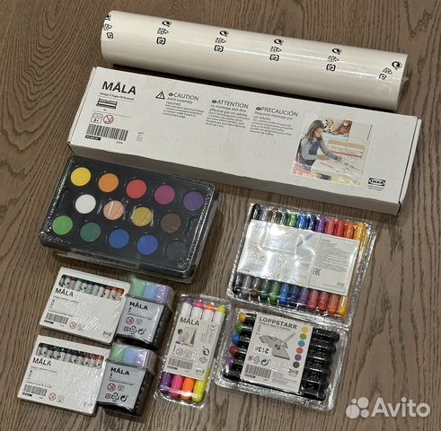 Mala IKEA сумка планшет фломастеры, карандаши икеа